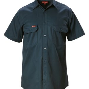 Hard Yakka Cotton Drill Shirt Short Sleeve - Green