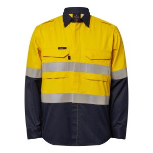 Flame Buster HRC2 HI VIS Reflective Shirt with Gusset Sleeves